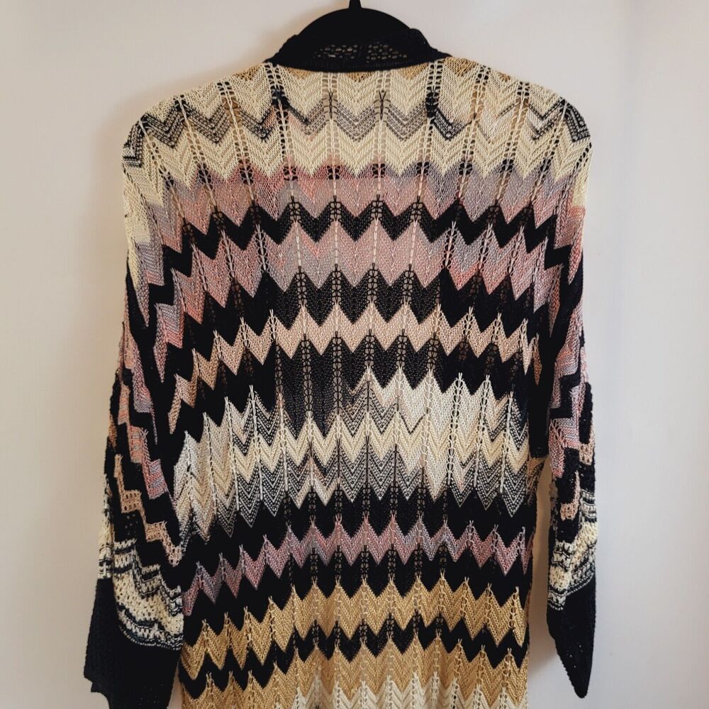Missoni Black and Beige Zigzag Cardigan - Picture 13 of 14